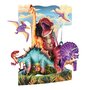 3D kaart - swing cards - dinosaurus