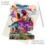 3D kaart - swing cards - dinosaurus