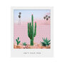 santoro incidental instants - luxe wenskaart - can't touch this - cactus