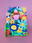 3d pop up kinderkaart - bloemen