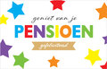 wenskaart - geniet van je pensioen