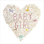 luxe geboortekaart woodmansterne - baby girl