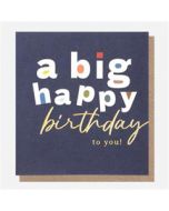 verjaardagskaart caroline gardner -  a big happy birthday to you | muller wenskaarten