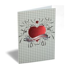 luxe valentijnskaart - to my special valentine - hart