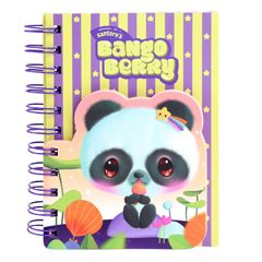 Bangoberry - gelaagd notitieboek met spiraal - Pally Panda | Muller wenskaarten