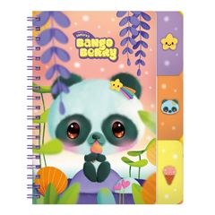 Bangoberry - notitieboek met verdelers en bangobobs - Pally Panda | Muller wenskaarten