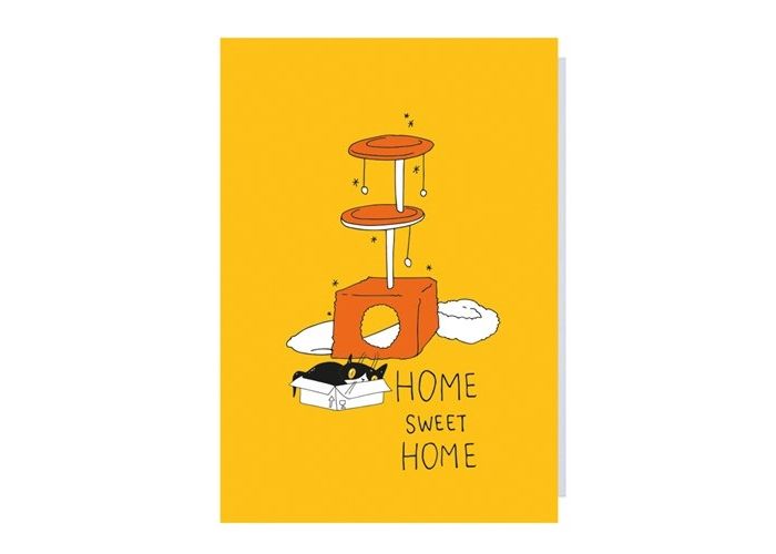 Maak een bed begrijpen Woedend wenskaart pablo - home sweet home|Muller wenskaarten