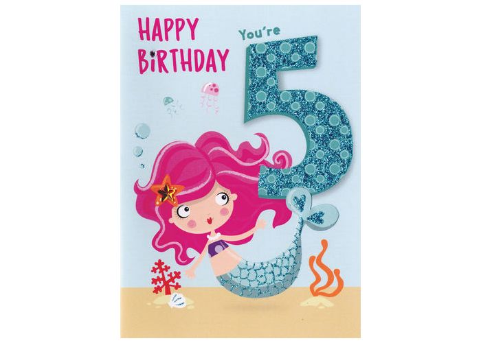 5 jaar - verjaardagskaart - happy birthday - muller wenskaarten online kaarten cadeautjes